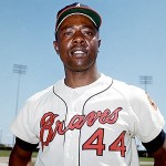 Baseball Hall of Famer Hank Aaron 