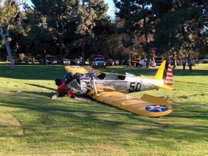 Ford's crashed plane (from USA Today) 